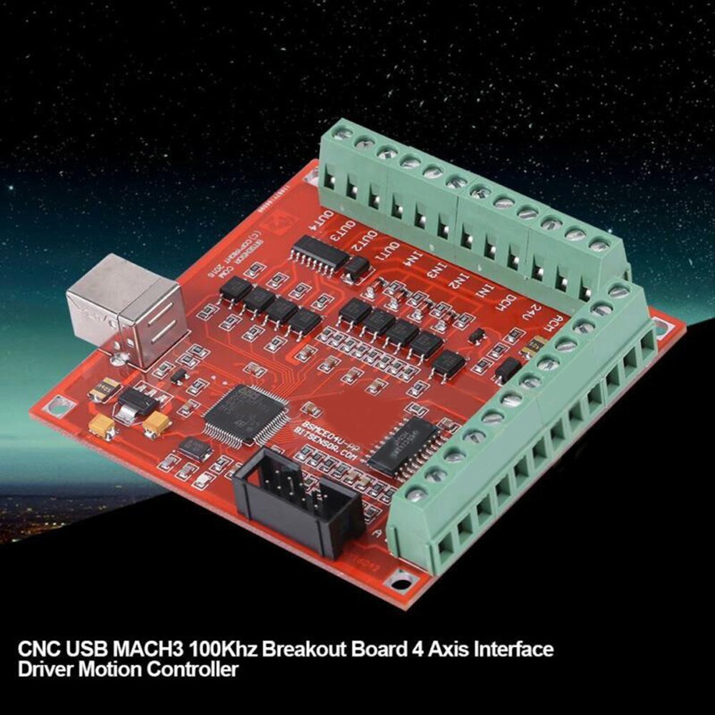 Precision 4 Interface USB for MACH 3 100Khz for BREAKOUT Board For CNC Set