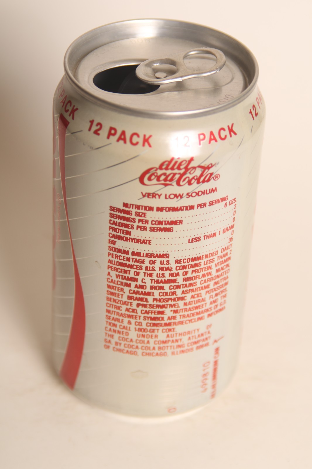 Diet Coke soda can - "US Olympic sponsor "