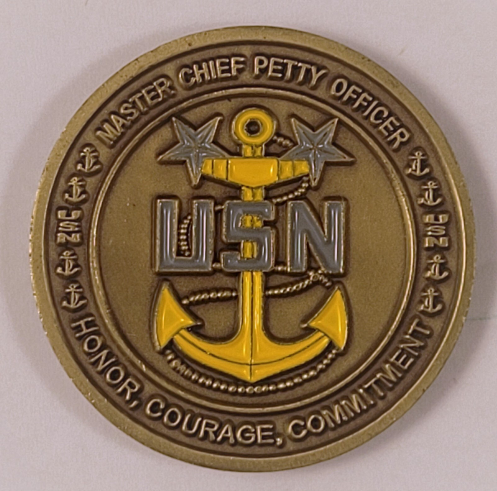 NEW USN US Navy MCPO Master Chief Petty Officer - Challenge Coin - Free Shipping