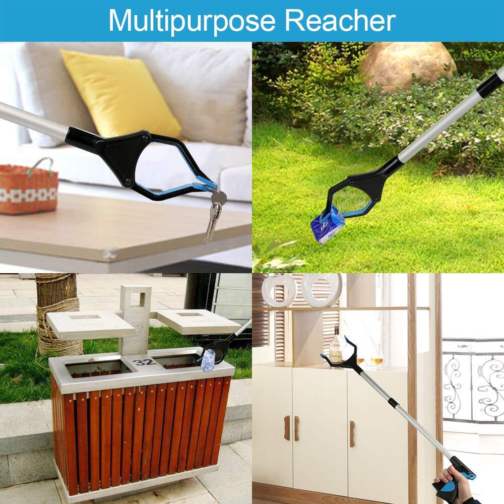 Grabber Reacher Tool, 32" Foldable Picker Upper Grabber, Reaching Tool for Trash