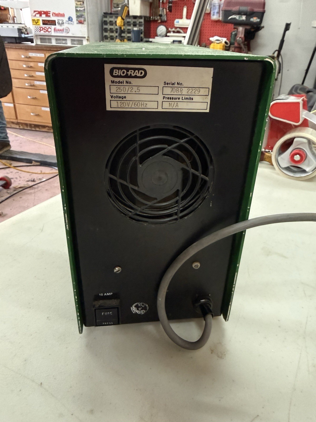 BIO-RAD MODEL 250/2.5 POWER SUPPLY, Functional, Decent Condition