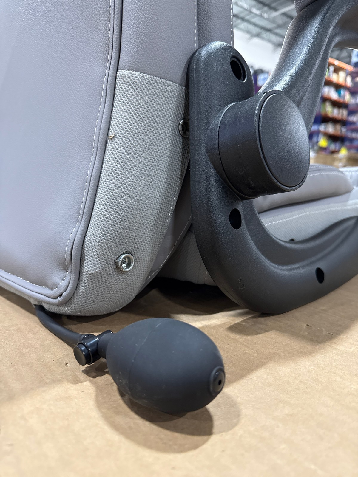 COLAMY HIGH BACK EXECUTIVE OFFICE CHAIR ERGONOMIC HOME COMPUTER DESK - GRAY