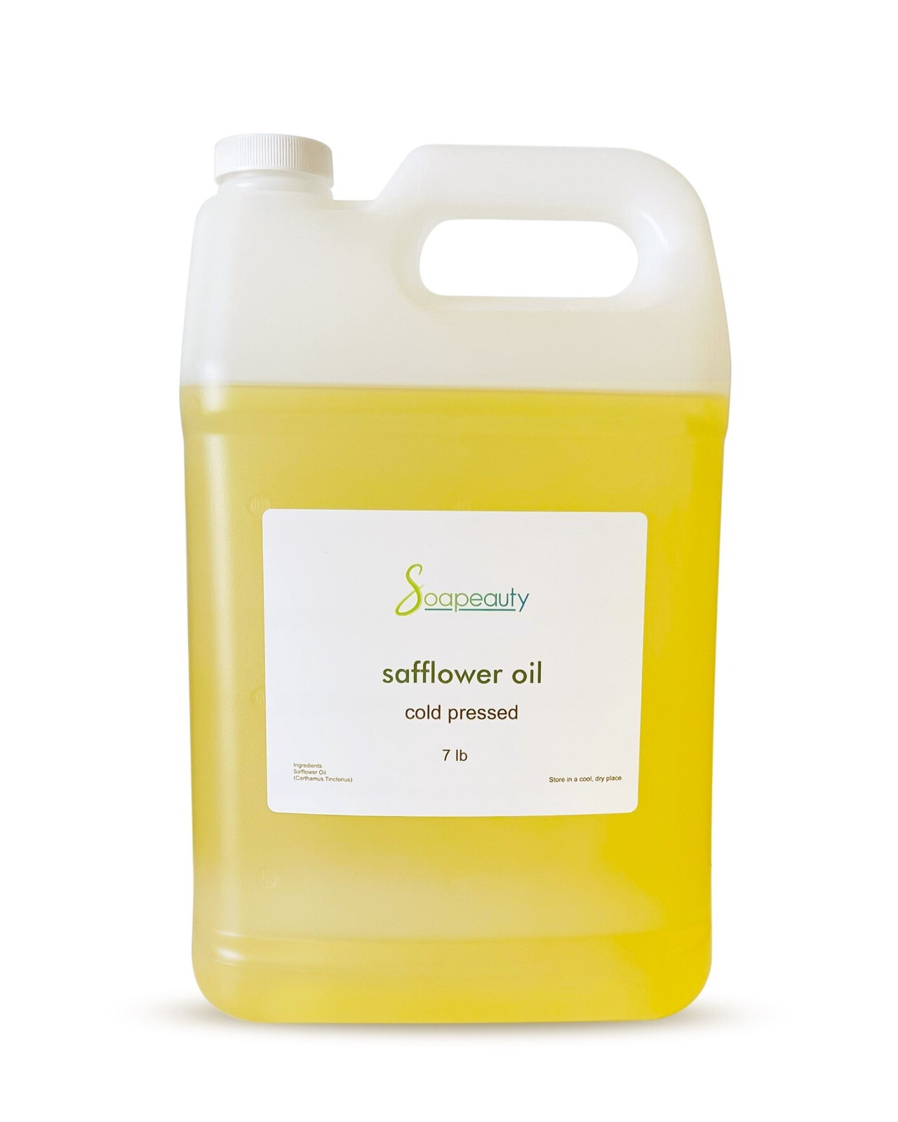 Safflower Oil High Oleic Cold Pressed 100% Pure & Natural 7 lb