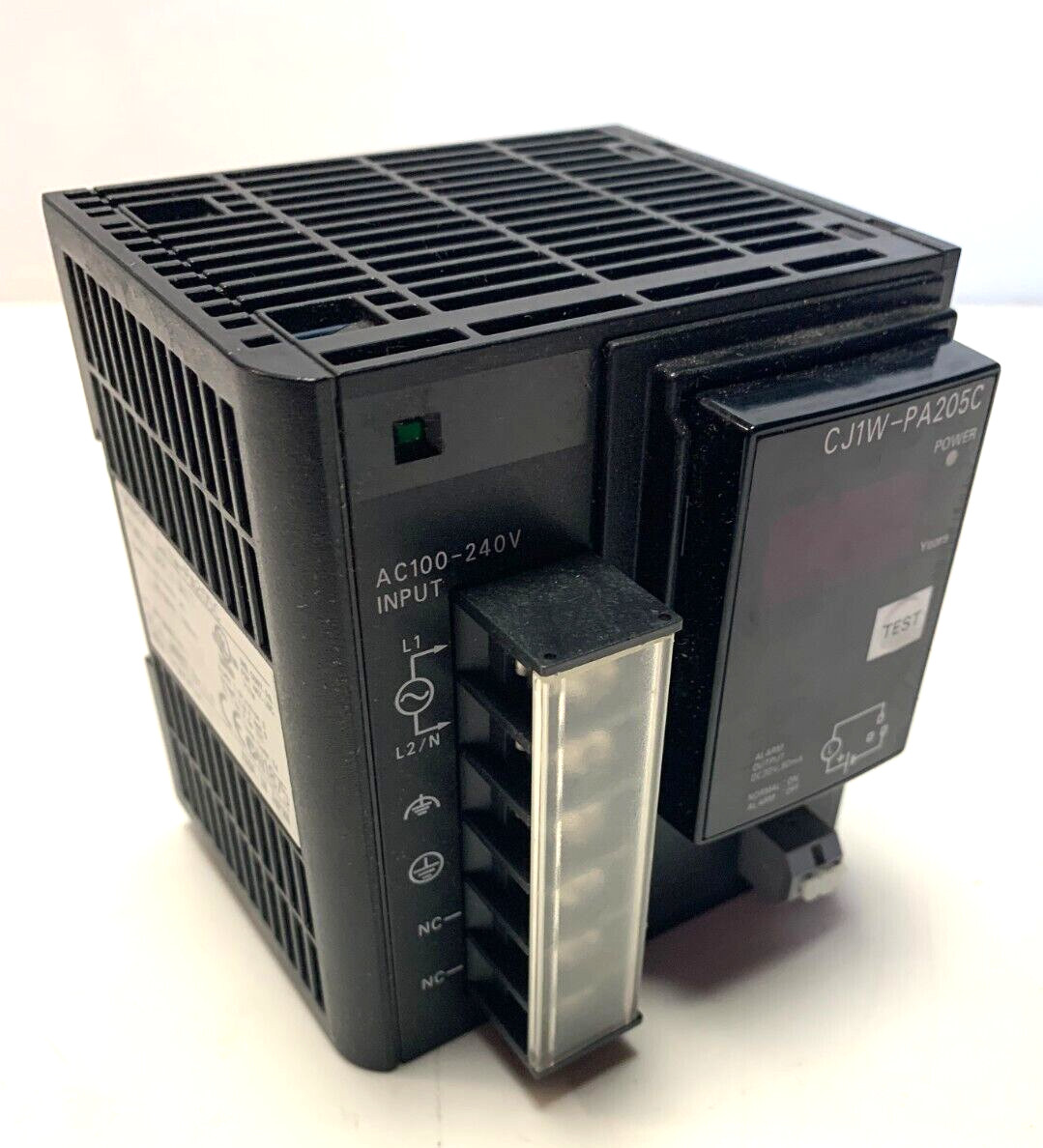 Omron CJ1W-PA205C Power Supply 100-240VAC 50/60Hz 25W Din Rail Mounting