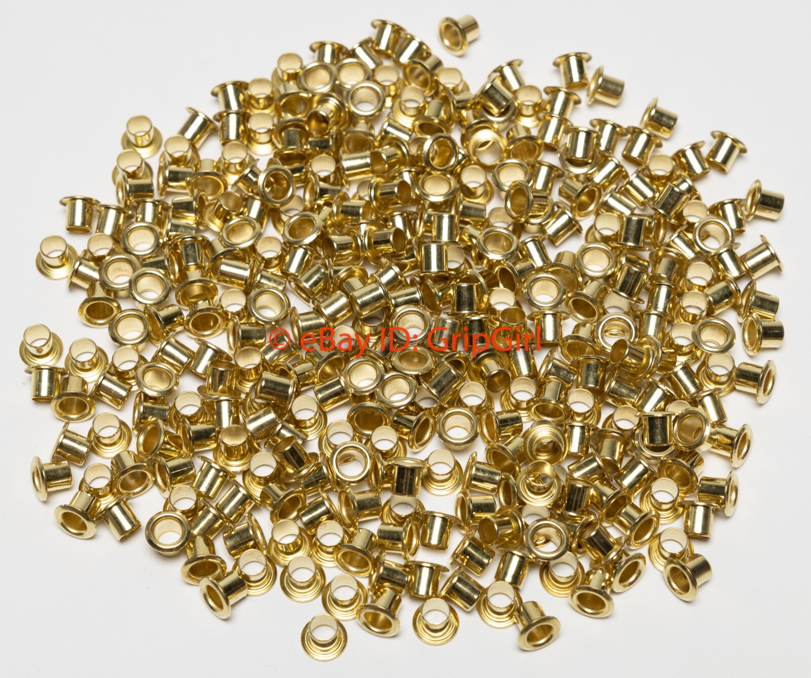 50x #8-8 1/4" Solid Brass Rivets GS8-8 Eyelets Custom Kydex Holster Hardware