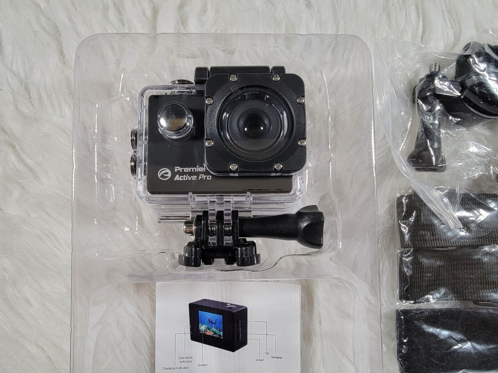 Premier ACTIVE Voyager Waterproof HD Action Camera with Case & Mounts PGACT08
