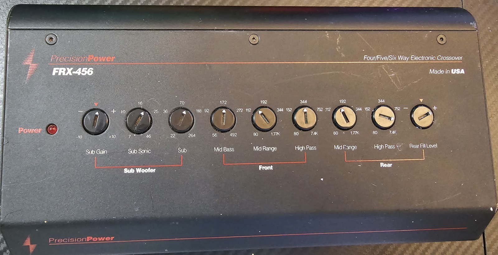 Rare Precision Power FRX-456 4/5/6 way Crossover