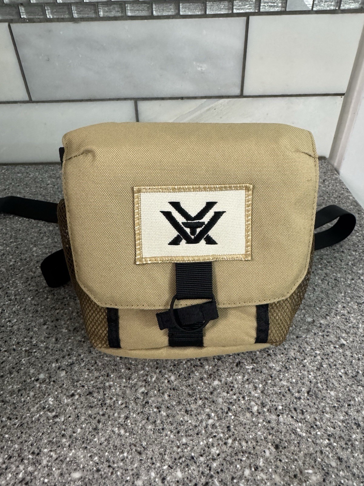 Vortex Glasspak Binocular Harness Coyote Brown Bag Case -Binoculars Not Included