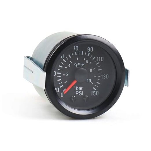 2" 52mm Mechanical Oil Press Gauge 0-10 Bar/0-150PSI Oil Pressure 12V Press