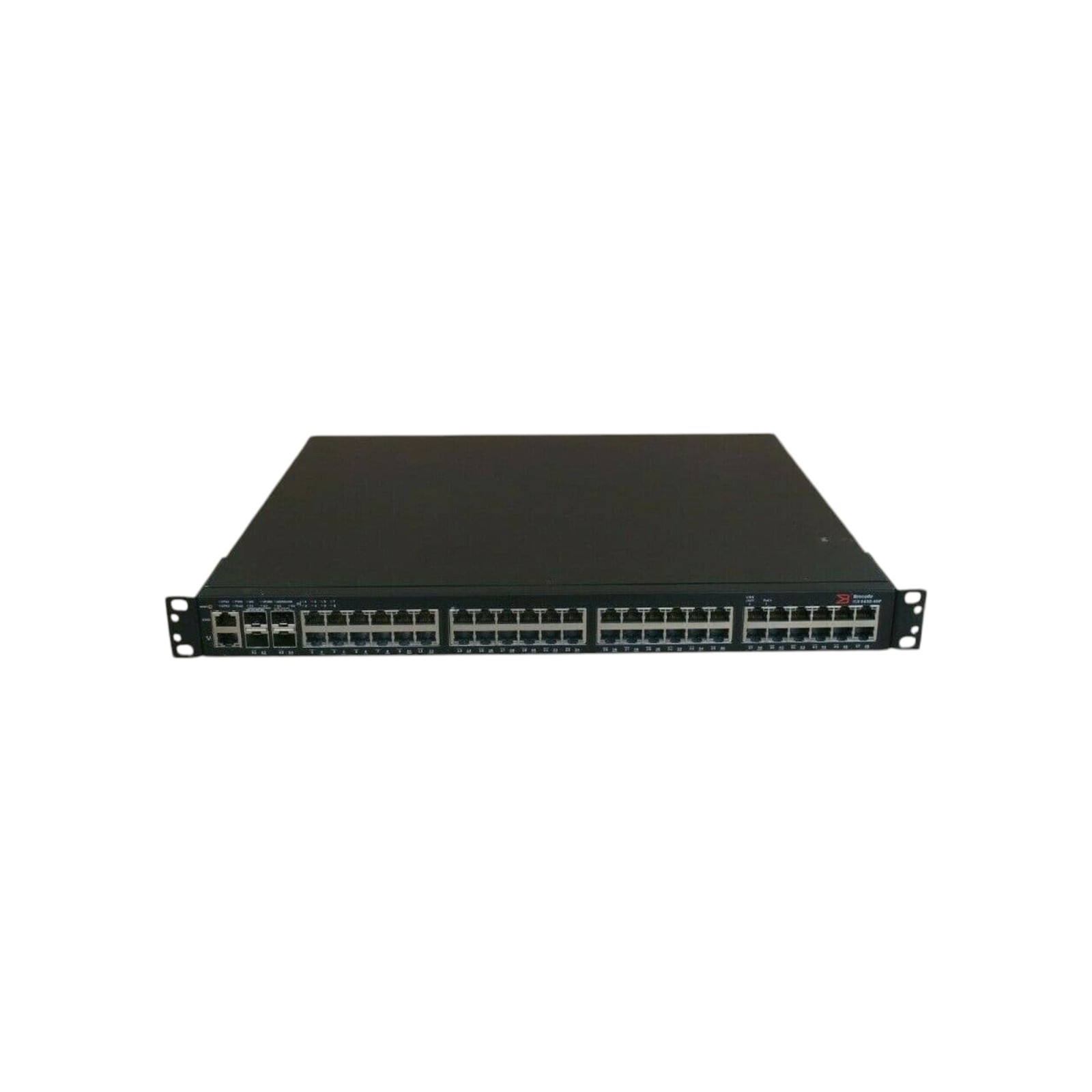 Brocade ICX6450-48 48P 1 GbE switch, 2×1 GbE SFP+ (upgradable to 10 GbE) Grade B