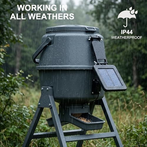 6V Solar Panel for Deer Feeder - Efficient Solar Panel Charger with Adjustable