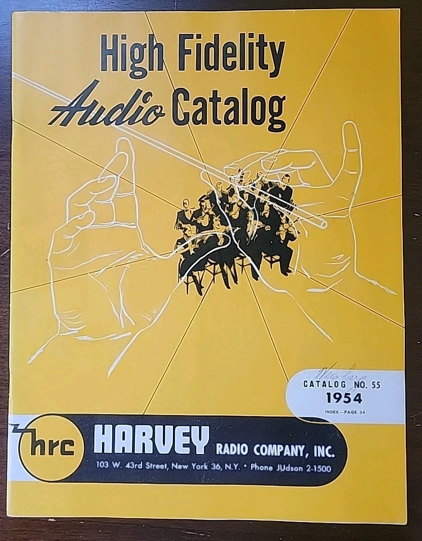 1954 HRC Harvey High Fidelity Audio Catalog #55-