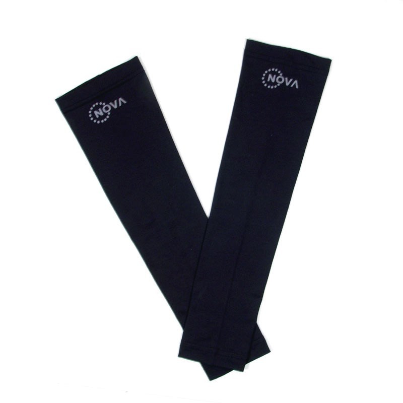 Pair of NovaCaddy Cool-Dry Sun Protective Golf Sleeves, Black, SPF 50+ UV, NEW