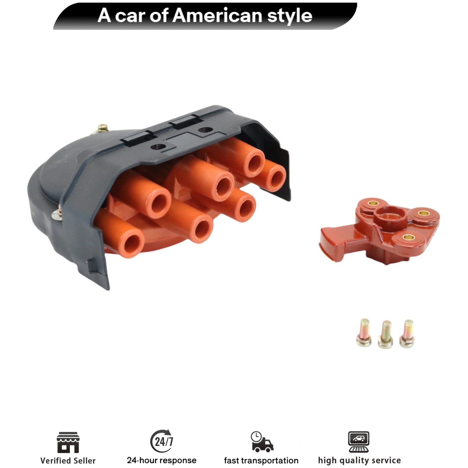 New Distributor Cap & Rotor Fit For BMW E23 E24 E28 E30 E31 E32 12111725070
