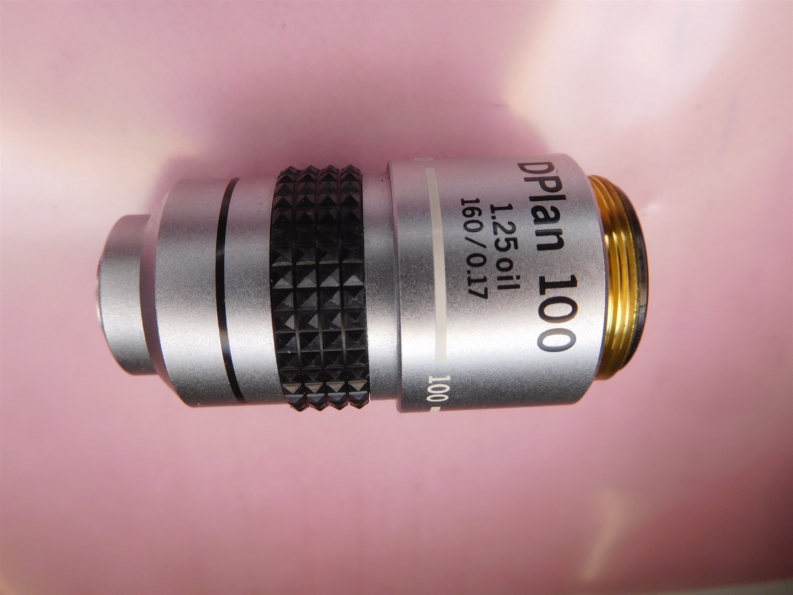 Olympus DPLAN 100 1.25oil 160/.017 Objective Lens JAPAN (070926)
