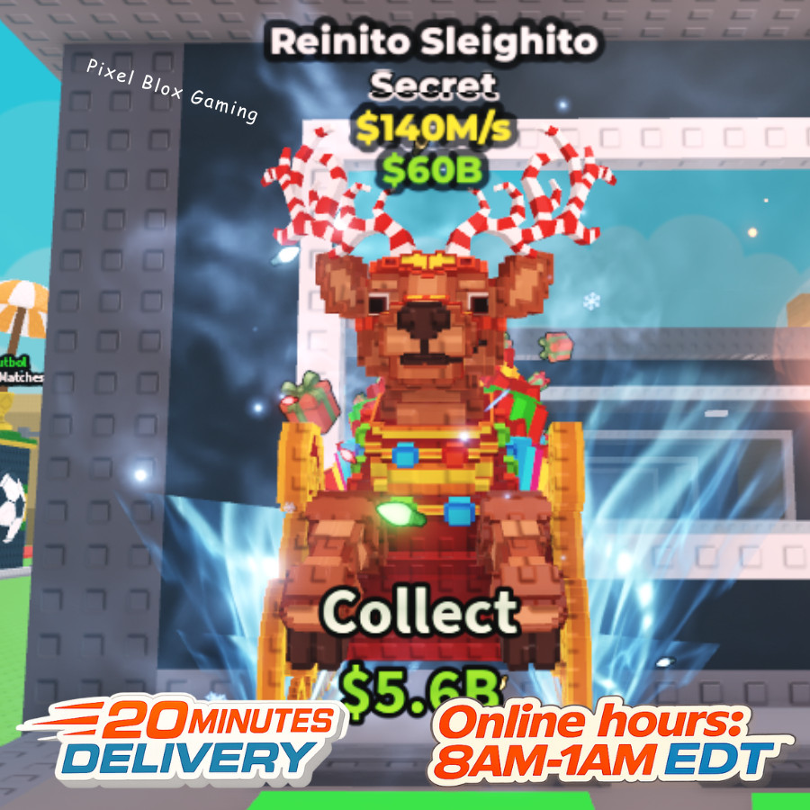 STEAL A BRAINROT 🧠Reinito Sleighito 140M/s🧠Cheap+Fast Delivery🚀