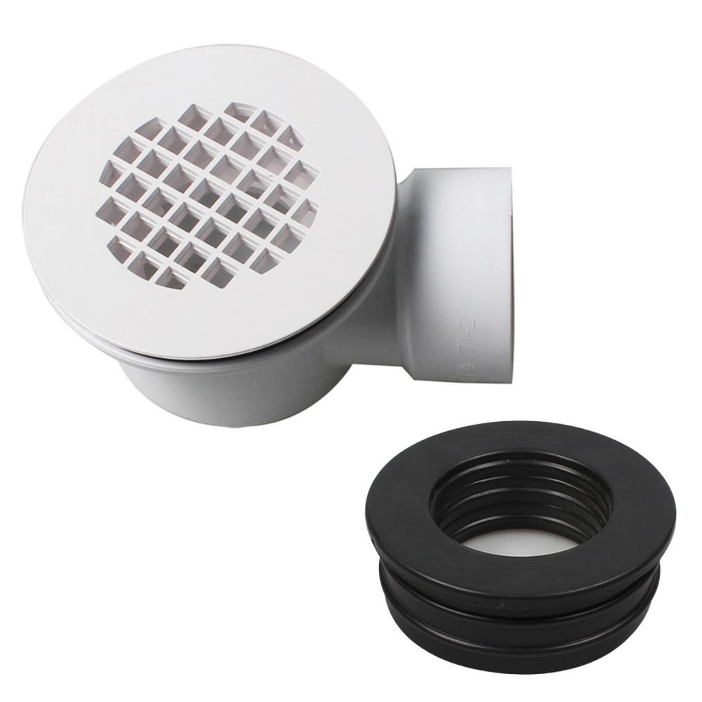 Low Profile Shower Drain ReplacementAccessorie 1.5 Side Outlet Drain Assembly ⊥