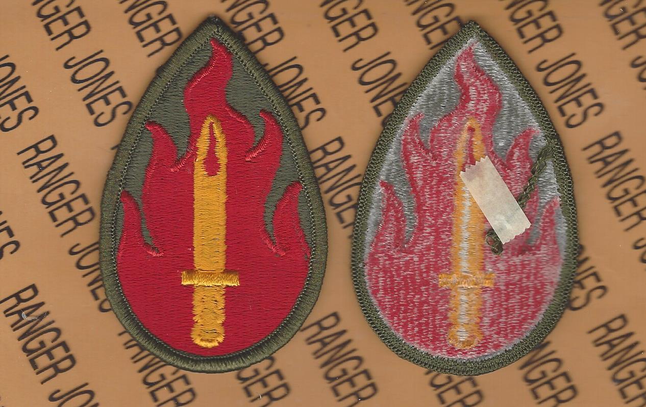 63rd Infantry Division dress uniform patch m/e