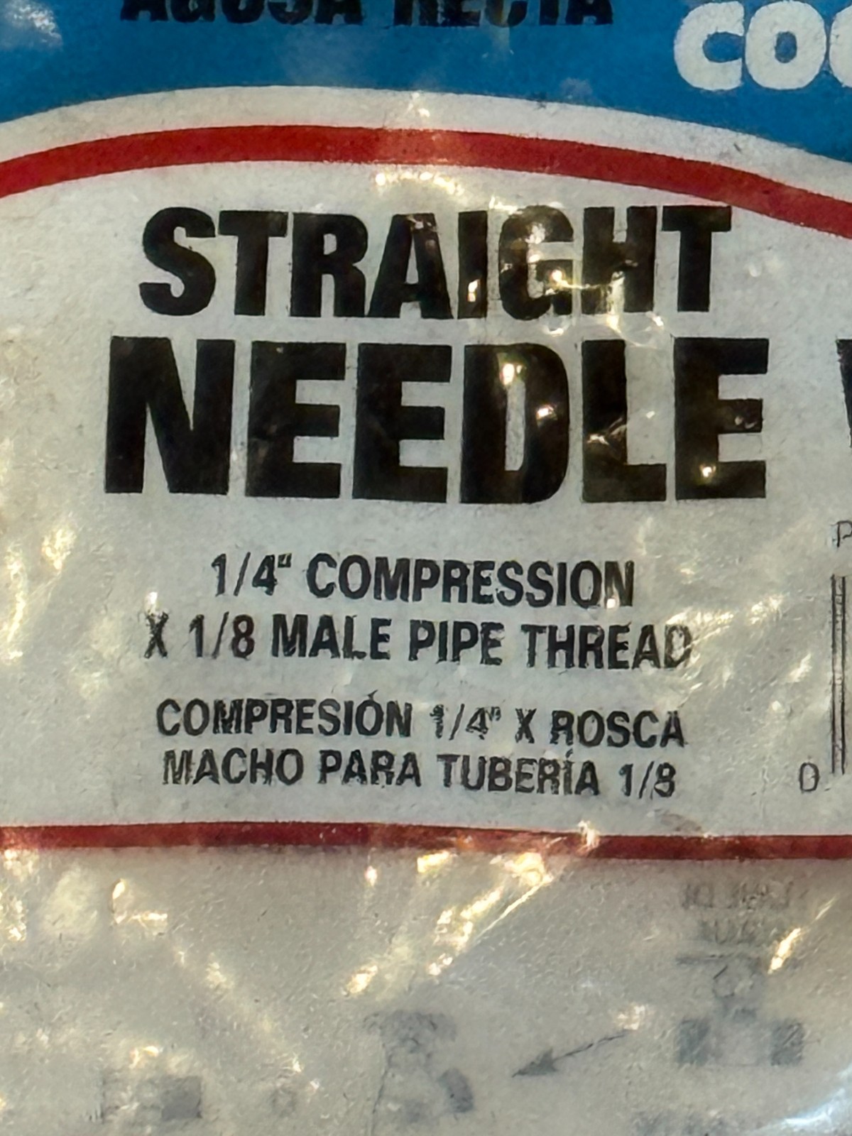 Max Cool Straight Needle Valve 1/4" x 1/8" Evaporative Cooler Part #94195