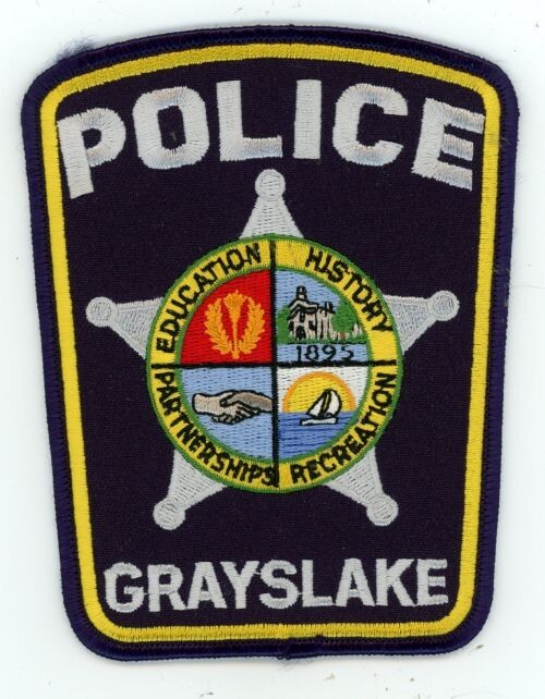 ILLINOIS IL GRAYSLAKE POLICE NICE SHOULDER PATCH SHERIFF
