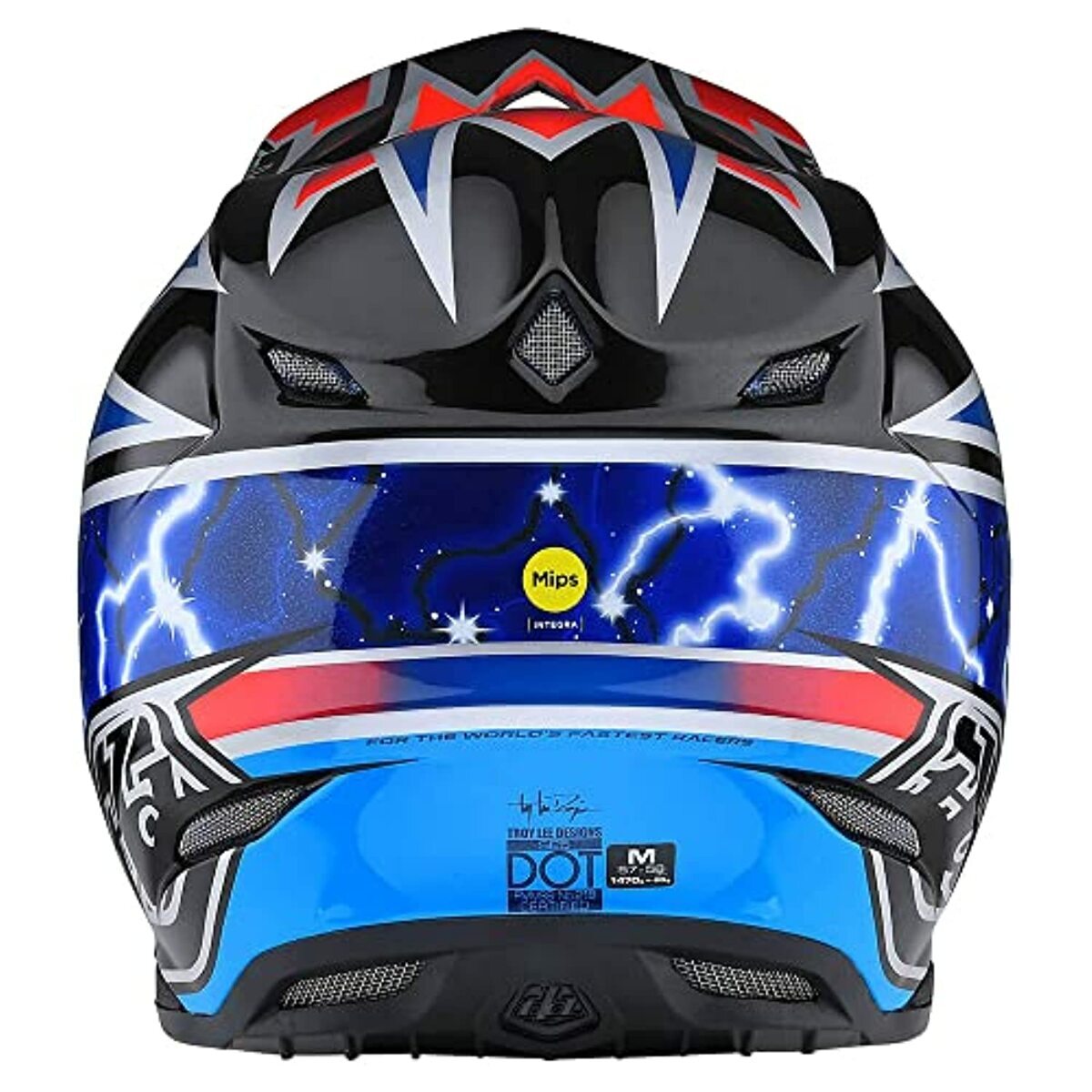 Troy Lee Designs SE5 Composite Helmet Lightning Blue Size Small