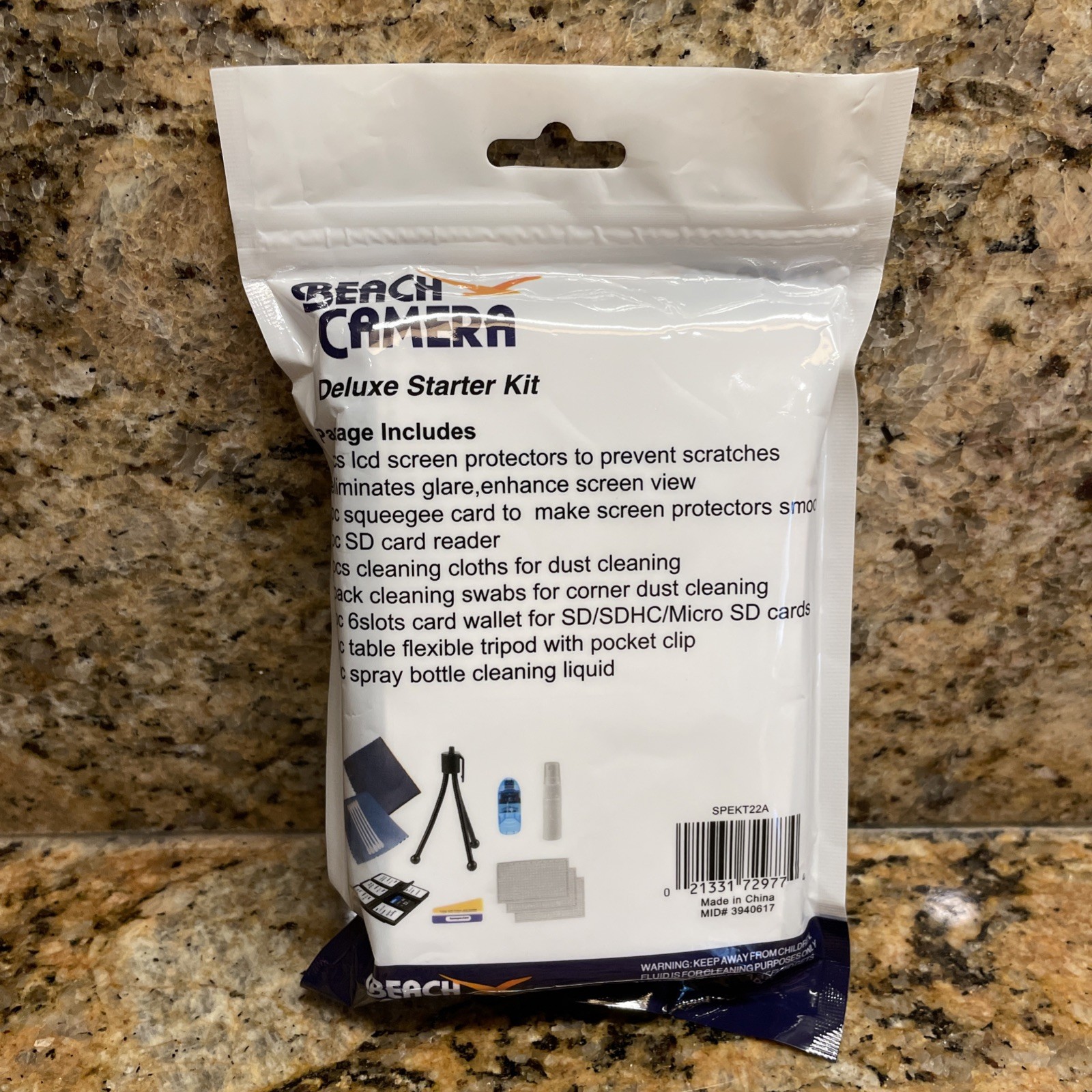 Beach Camera Deluxe Starter Kit SPEKT22A