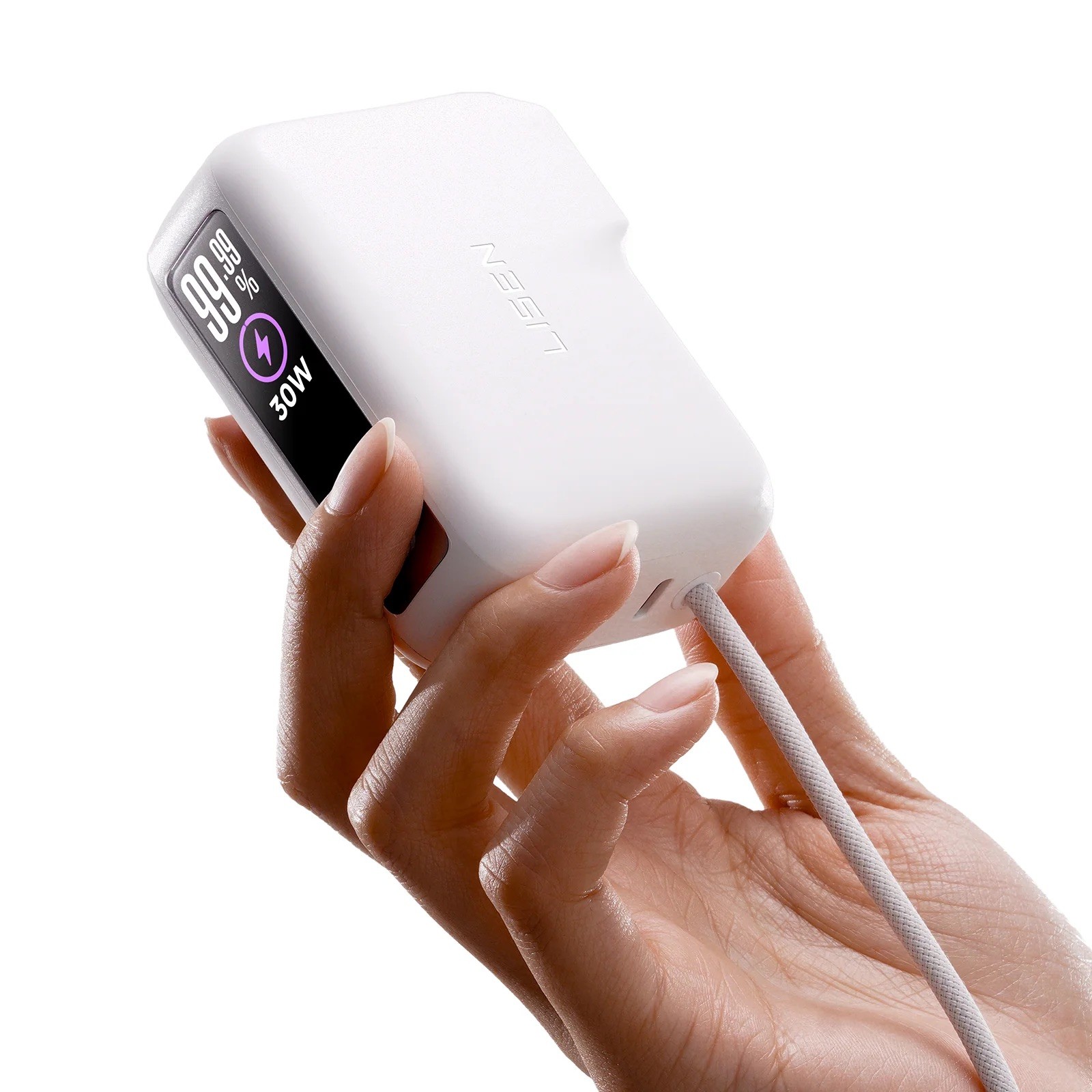 Charger & Power Bank Lisen P603 3-in-1 Fast Travel Portable Charger With Cable