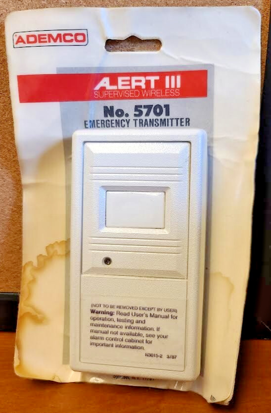 ADEMCO 5701 EMERGENCY TRANSMITTER NEW