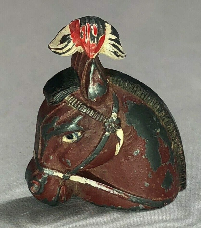 1930s Parade HORSE Cast Metal Figural PENCIL SHARPENER Vintage GERMANY