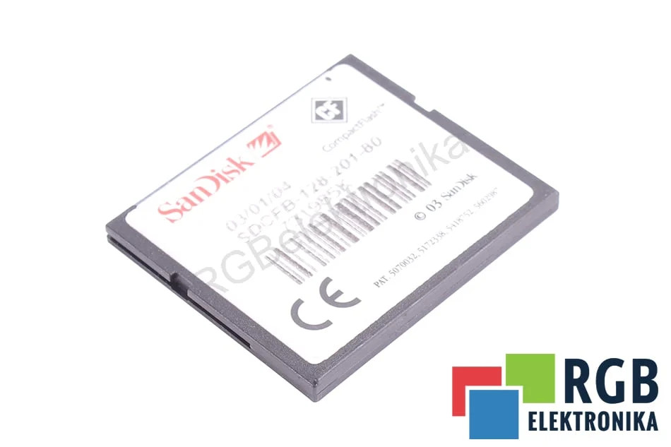 SDCFB-128-201-80 INDUSTRIAL GRADE COMPACT FLASH 128MB SANDISK - Used - Warranty