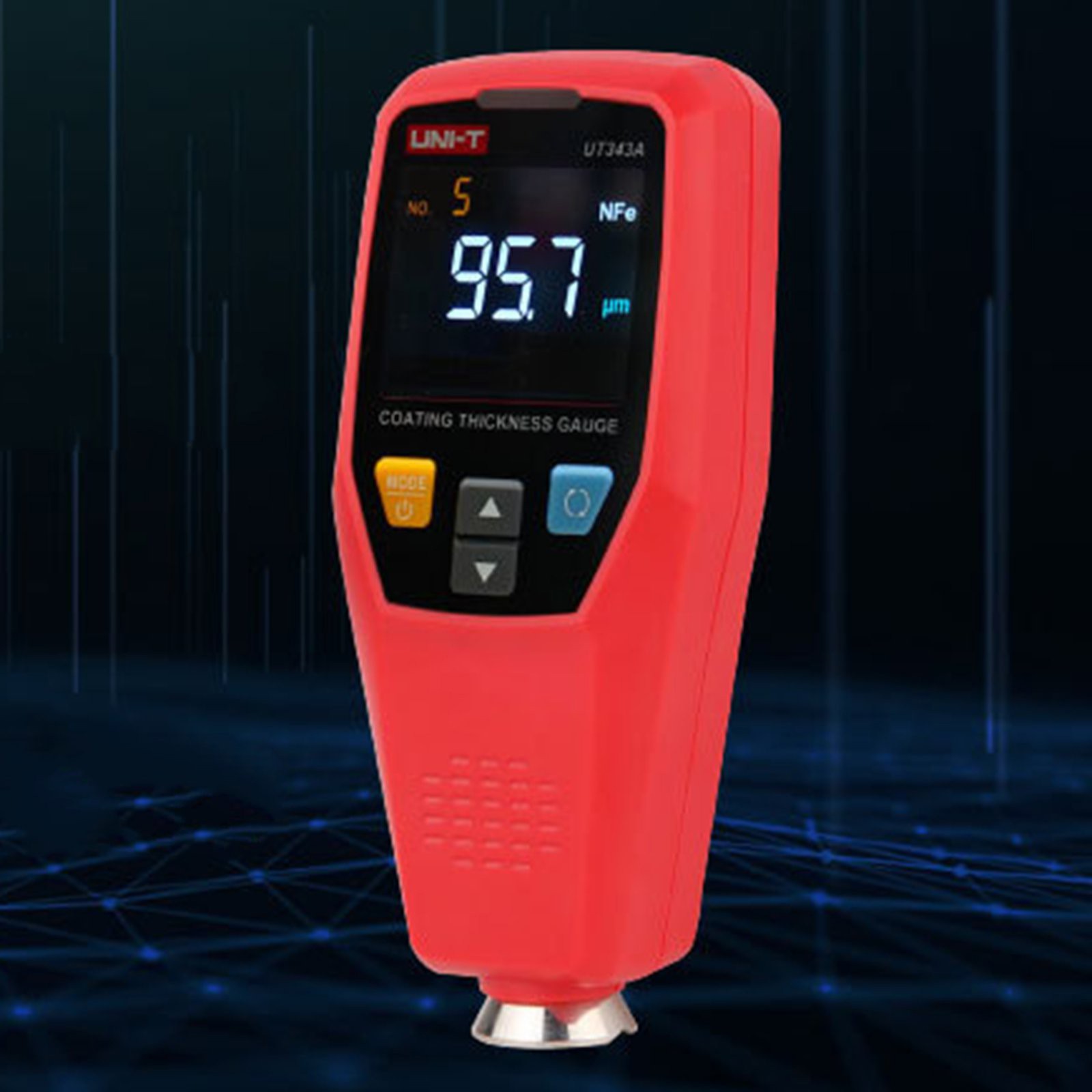 one new UNI-T UT343A Car Paint Thickness Gauge Tester Coating Meter 1750um #YP1