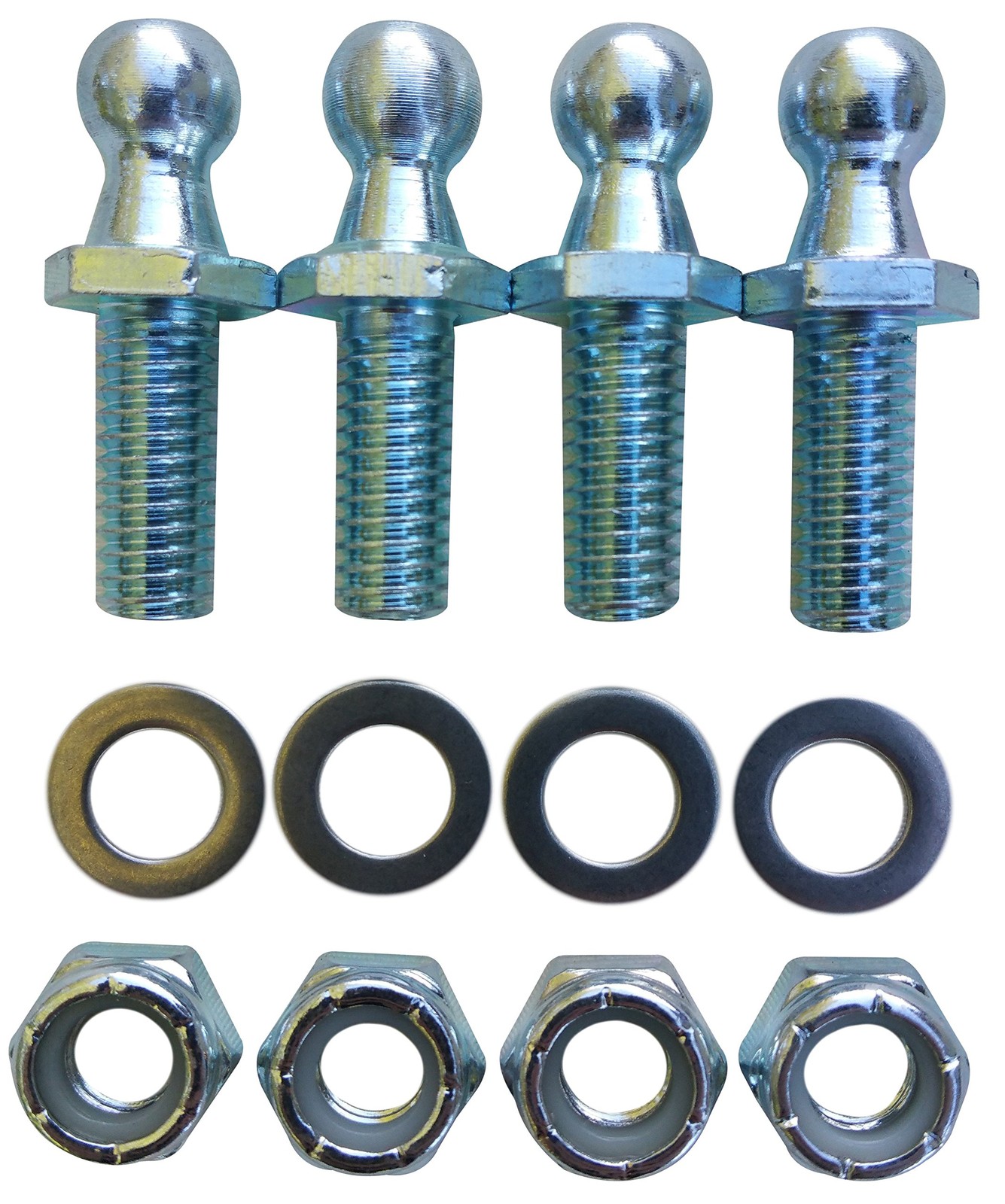 4Pack 10mm Ball Studs Gas Lift Support Strut 5/16-18 Thread 3/4 Shank