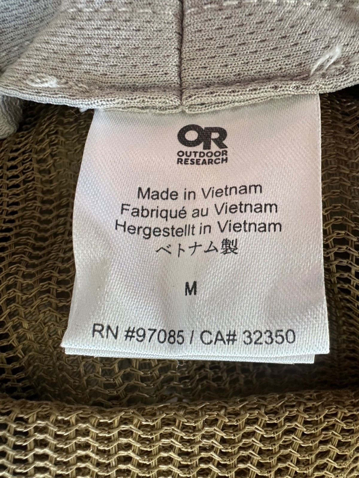 Outdoor Research Medium Khaki Sunbriolet Sun Hat