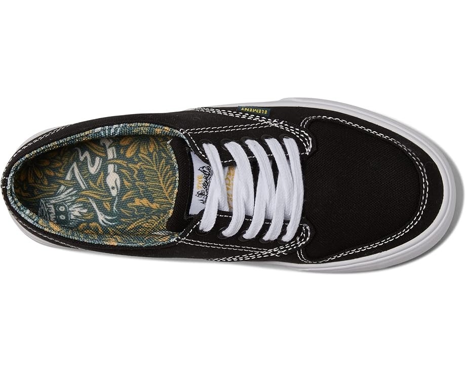 Element Topaz C3 Sneakers Kids 3.5 Black White Athletic Skateboard Shoes JOBB888