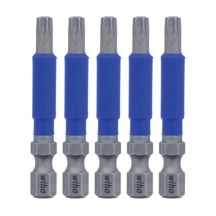 Wiha 5-Pack 2" TerminatorBlue Impact Bit Torx T25 (70277)