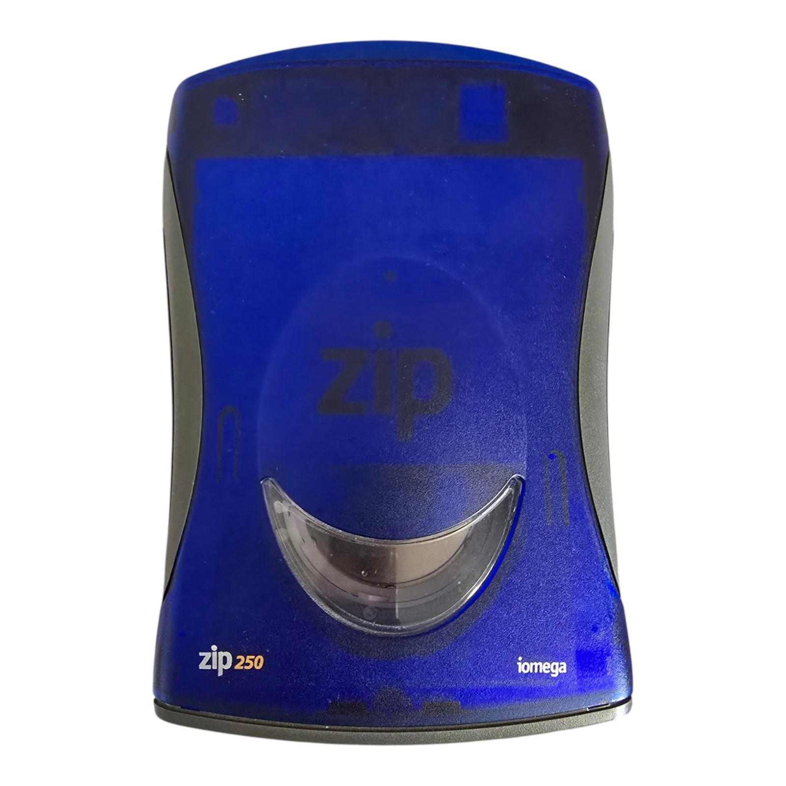 Iomega Zip 250 External Drive Model Z250USBPCM in Blue POWER TESTED! No Cables