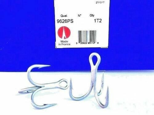 VMC 4X - 9626PS 25pc Salt Water Treble Hooks  Size #6 - #3/0 O'Shaaugnessy
