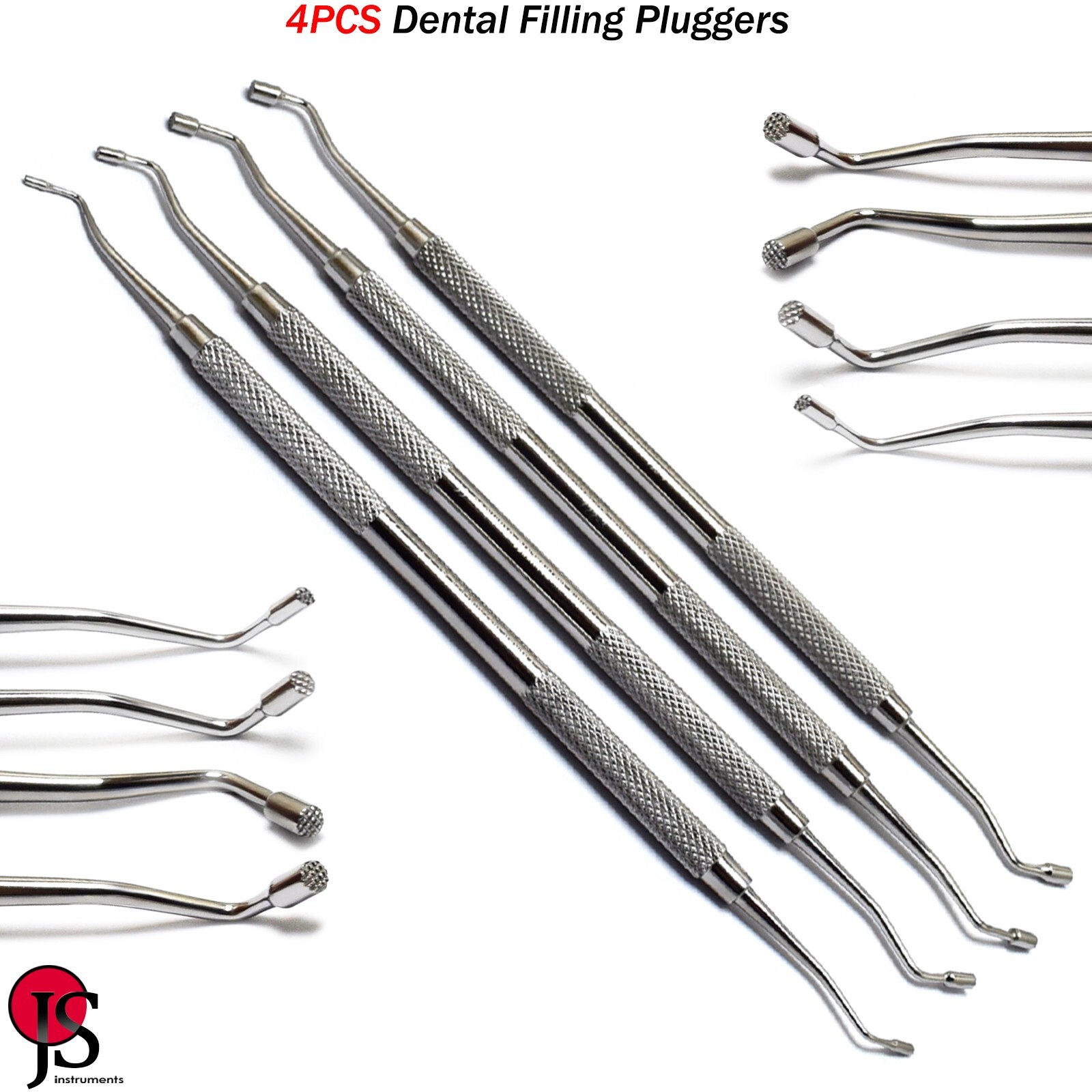 4PCS Dental Composite Filling Instruments Plugger Condenser Dentistry