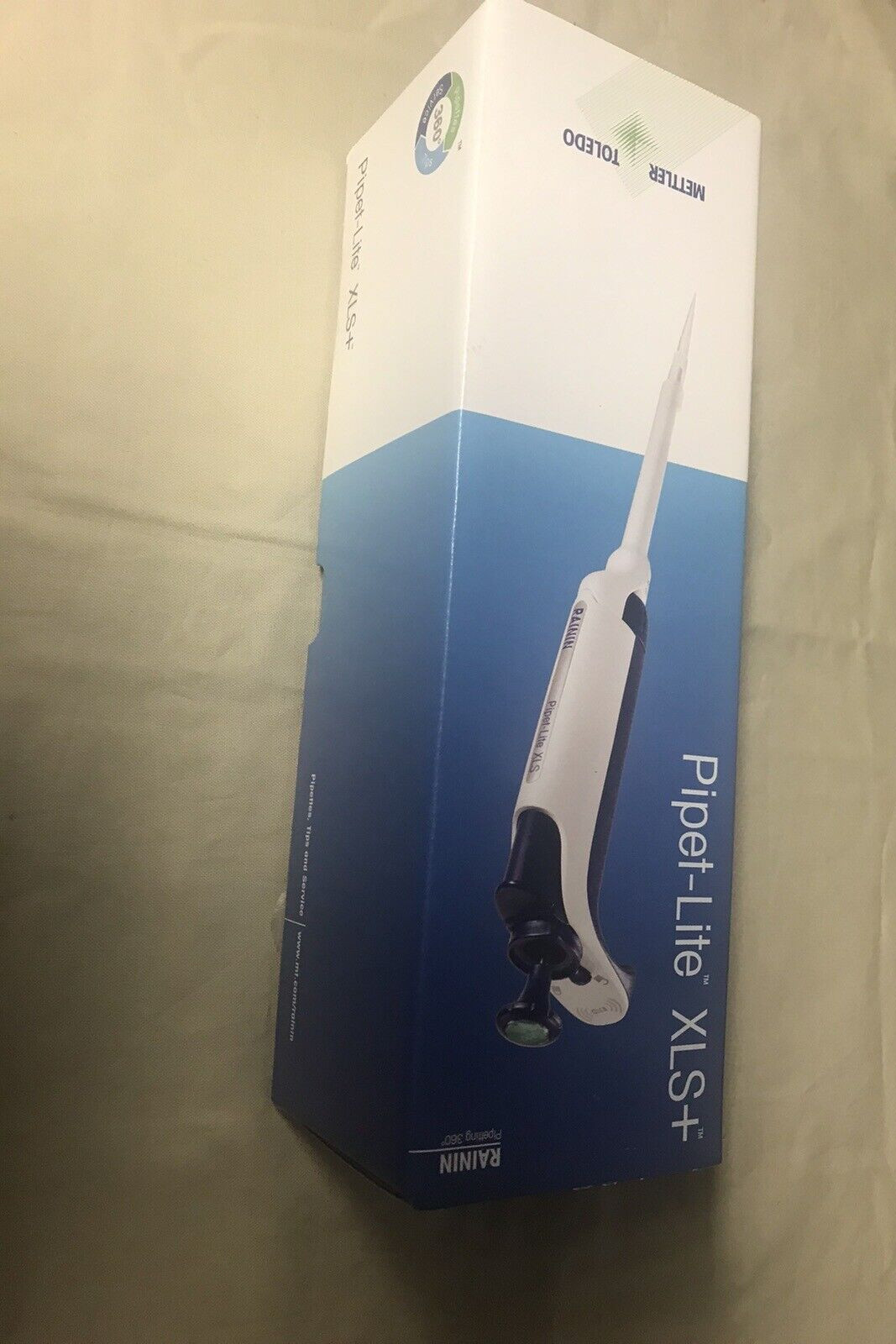 Rainin Pipet-Lite XLS+ single adjustable L200 pipette pipetor pipetman