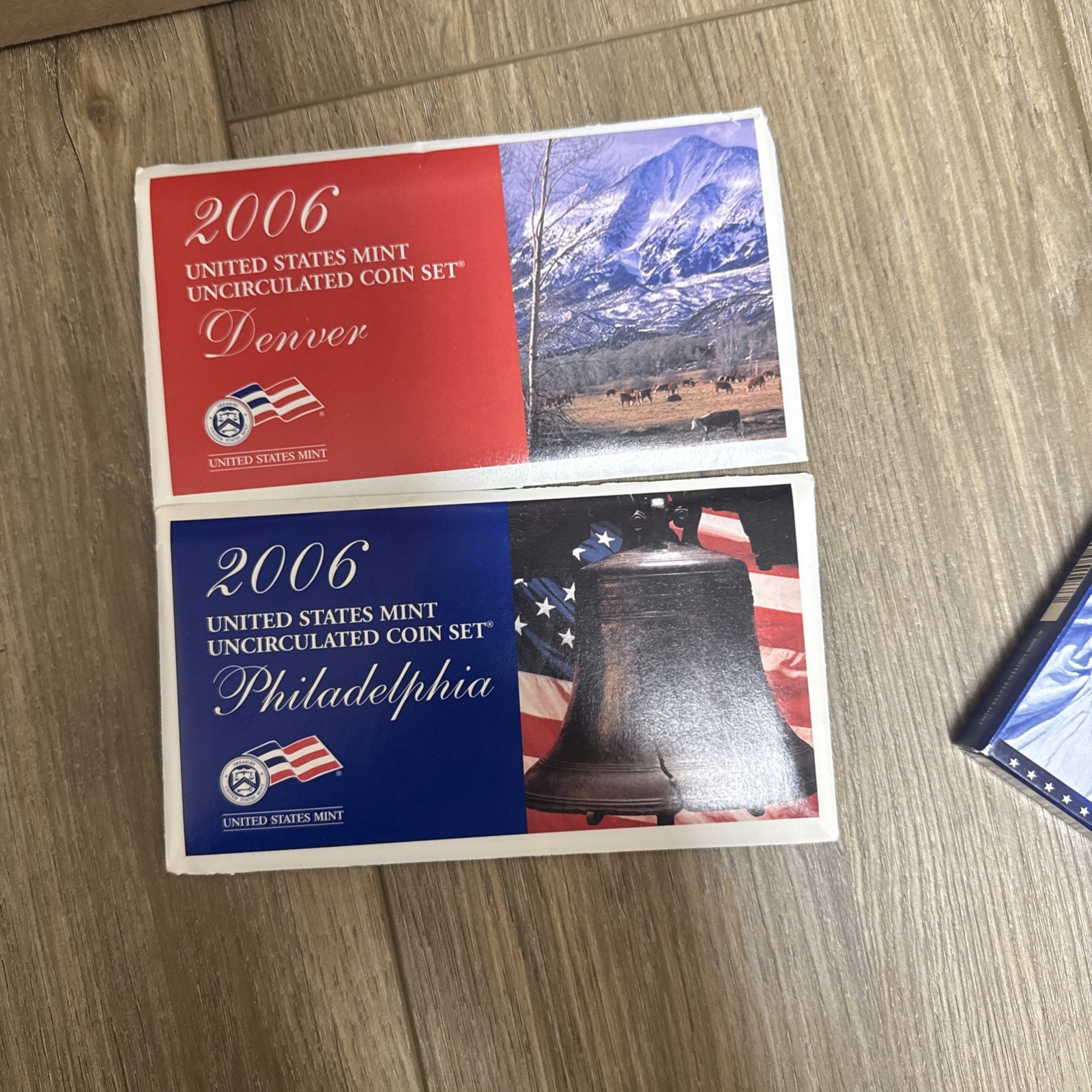 2006 P&D US  Mint Set Unc with Envelopes  20 Coins OGP Box #953