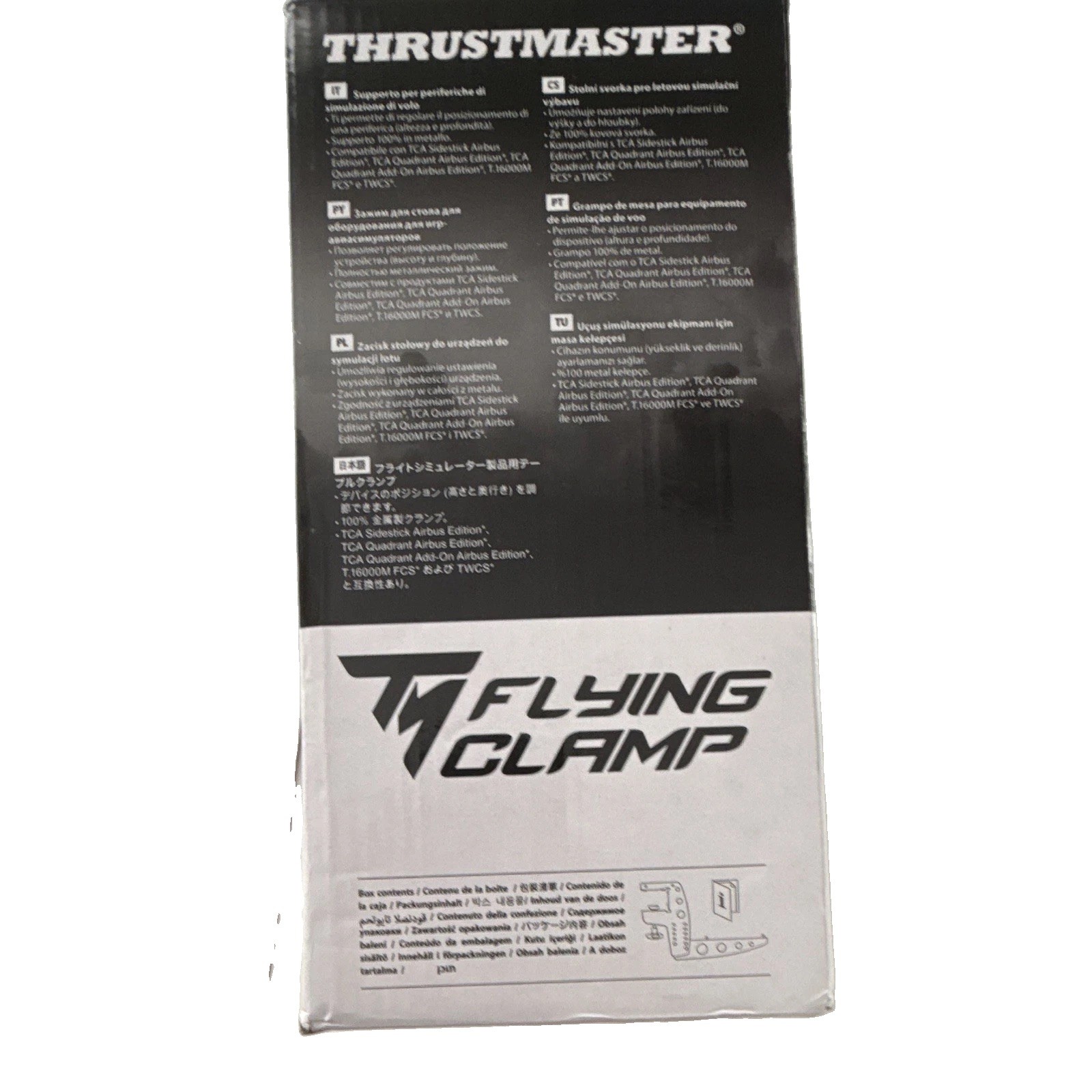 Thrustmaster Flying Clamp Table Mount for Flight Simulation Gear Open Box New