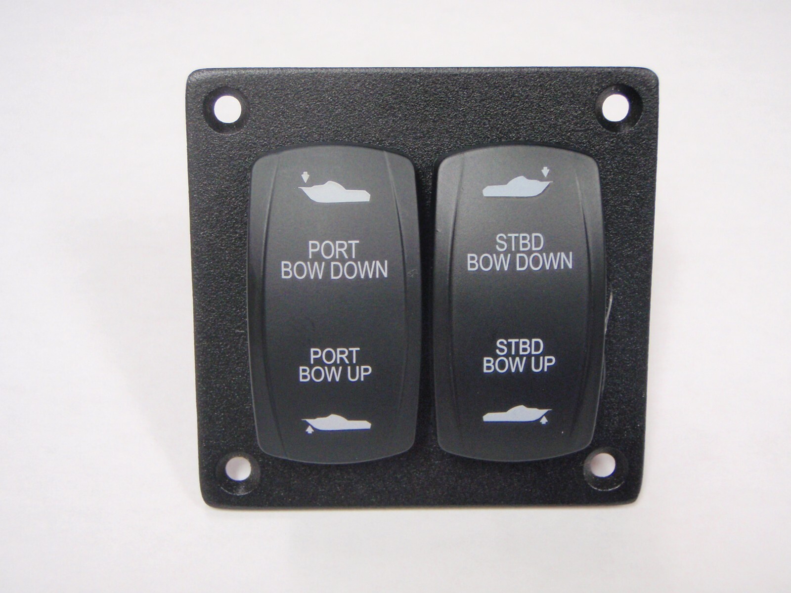 TRIM SWITCH BLACK OUTBOARD STERNDRIVE FITS BENNETT LENCO TABS PSC21BK ETCHED