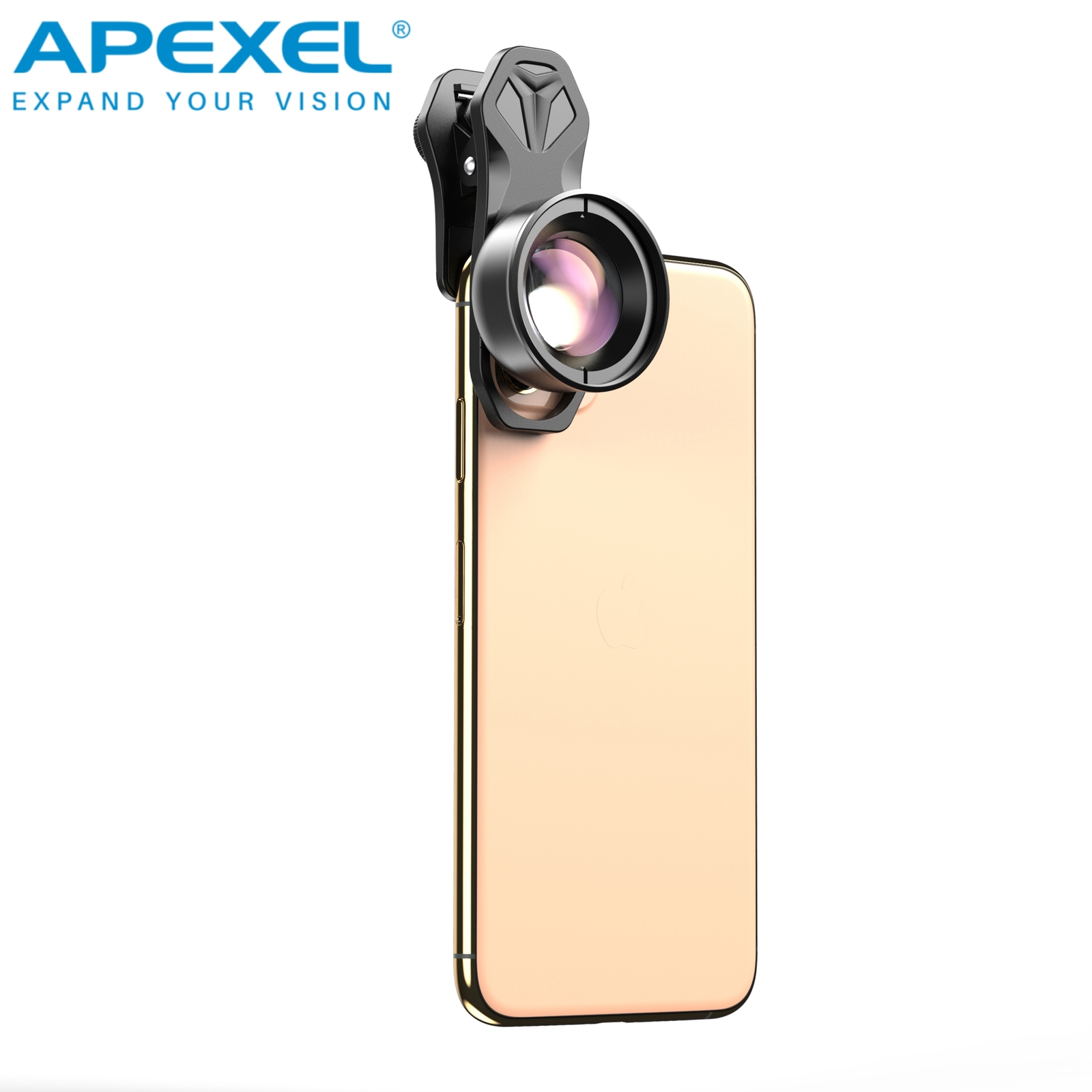 APEXEL HD Optic Camera Phone Lens 100mm Macro Lens+10xSuper Macro Lens For Phone