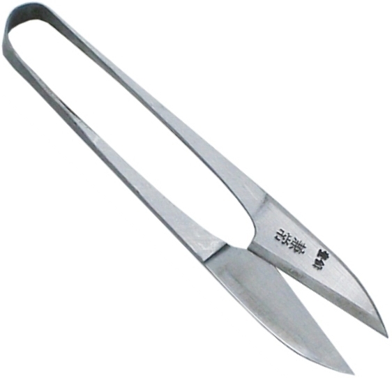KANETSUNE U-Shaped Scissors Migaki-Finish 120mm SK-5 Carbon Steel W/Iron KB-624