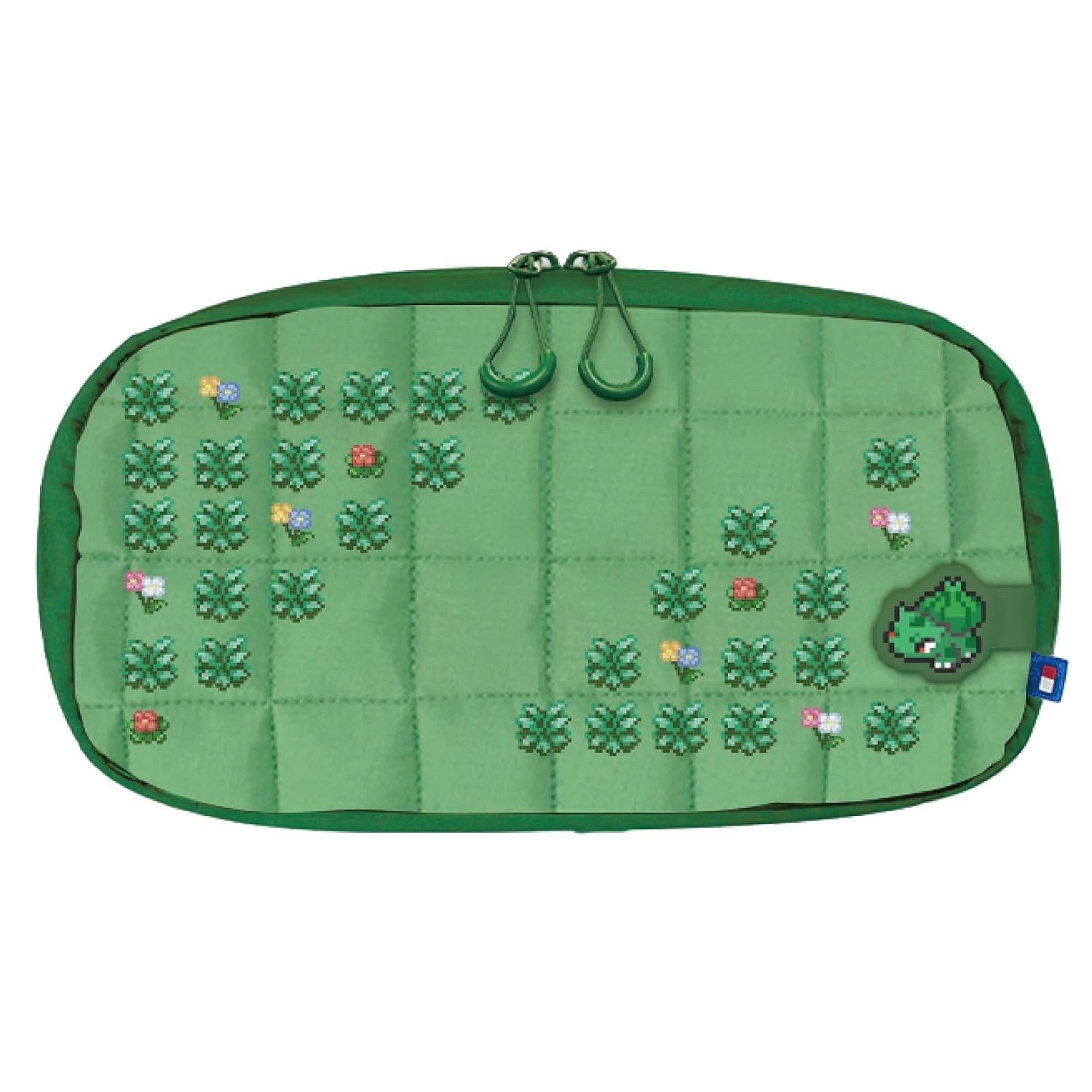 HORI Puff Pouch (Pokemon Pixel Green) for Nintendo Switch 2/OLED/Base Model Case