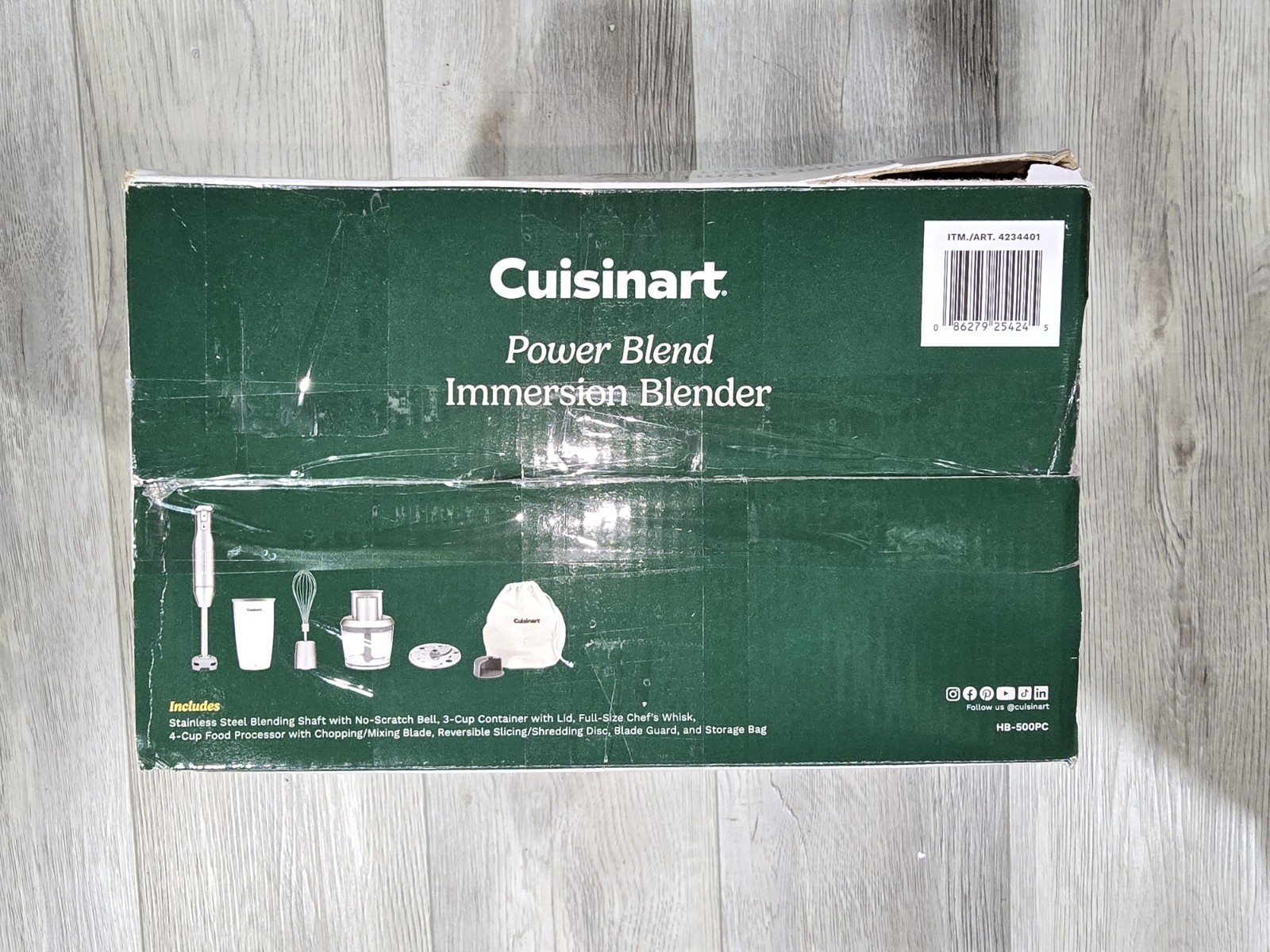 Cuisinart Power Blend Immersion Blender New Open Box
