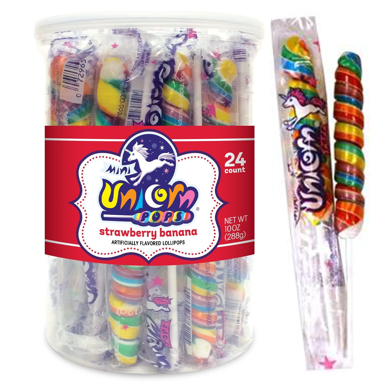 Adam & Brooks Mini Unicorn Pops 24ct