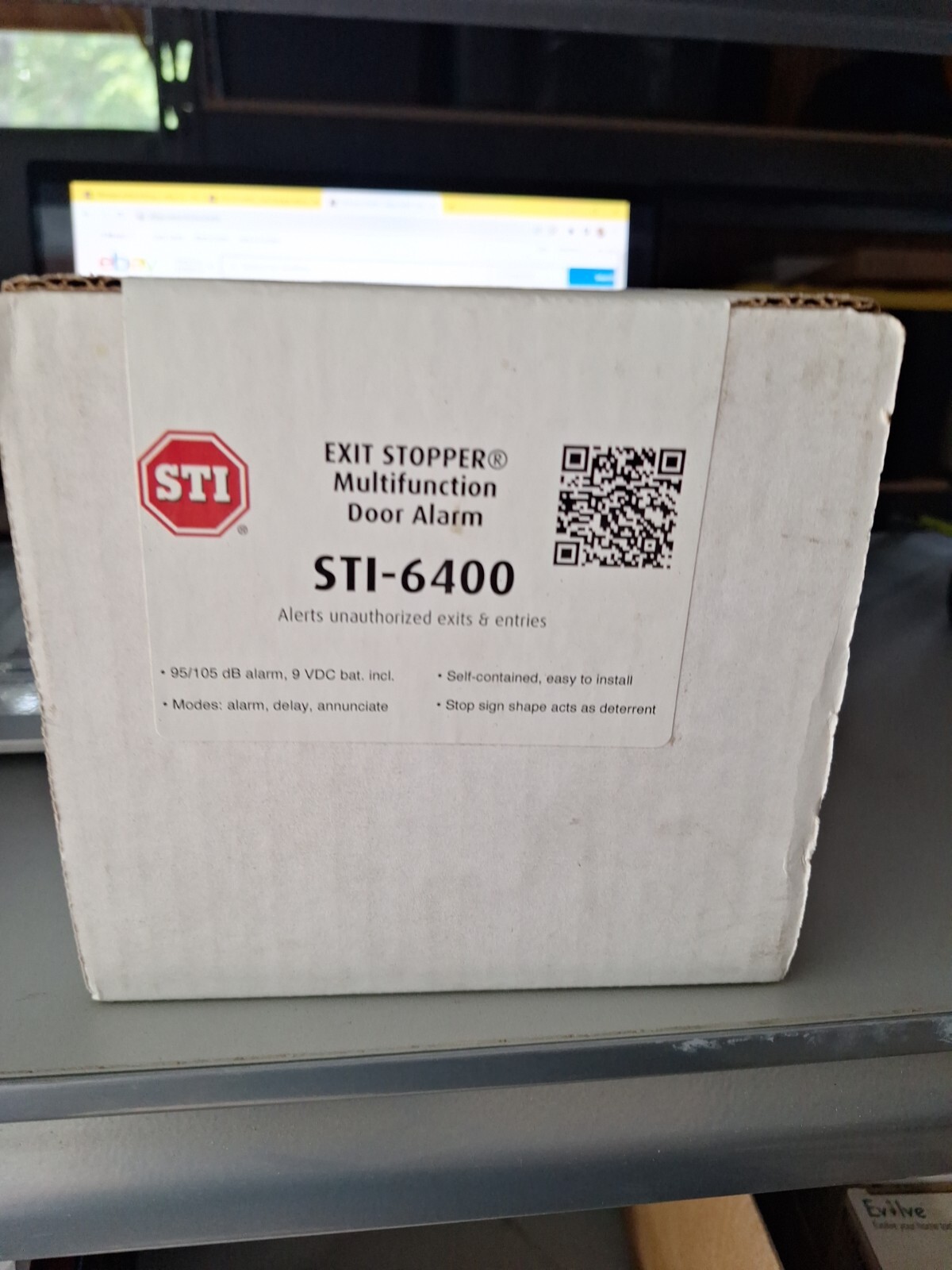 SAFETY TECHNOLOGY INTERNATIONAL STI-6400 Exit Stopper Multifunction Door Alarm