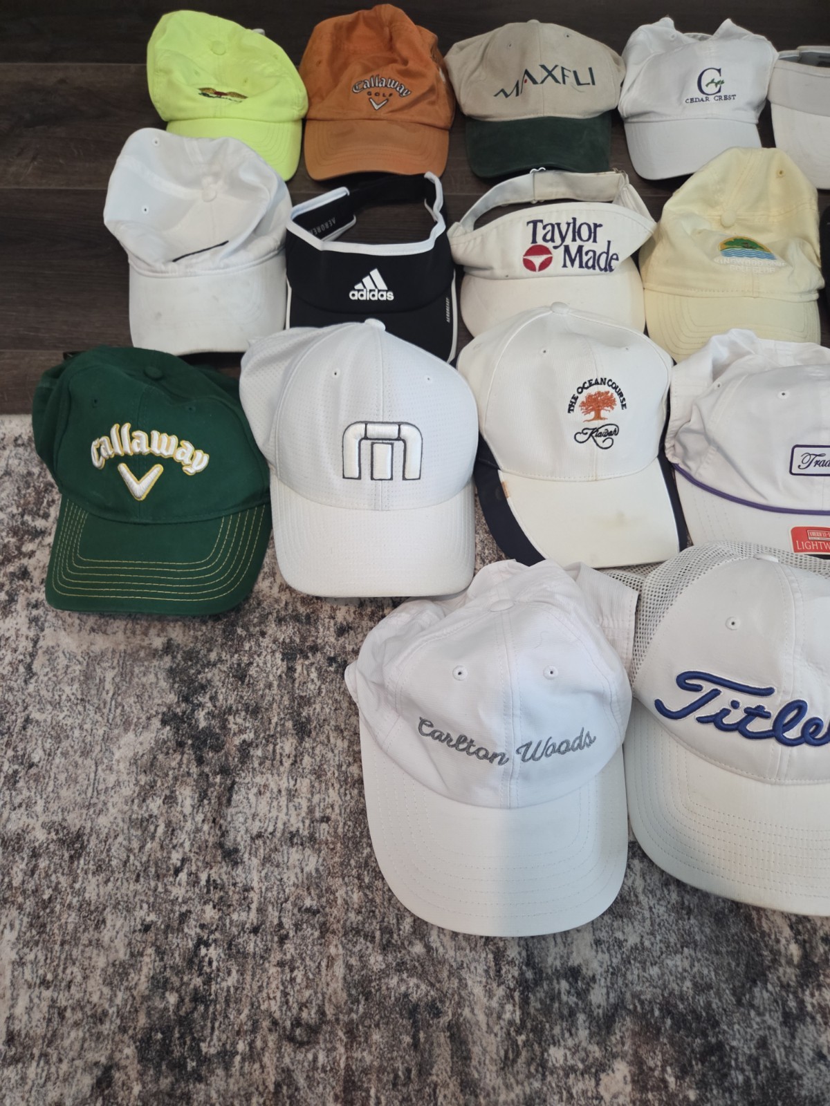 Golf Hat Lot 21 Hats
