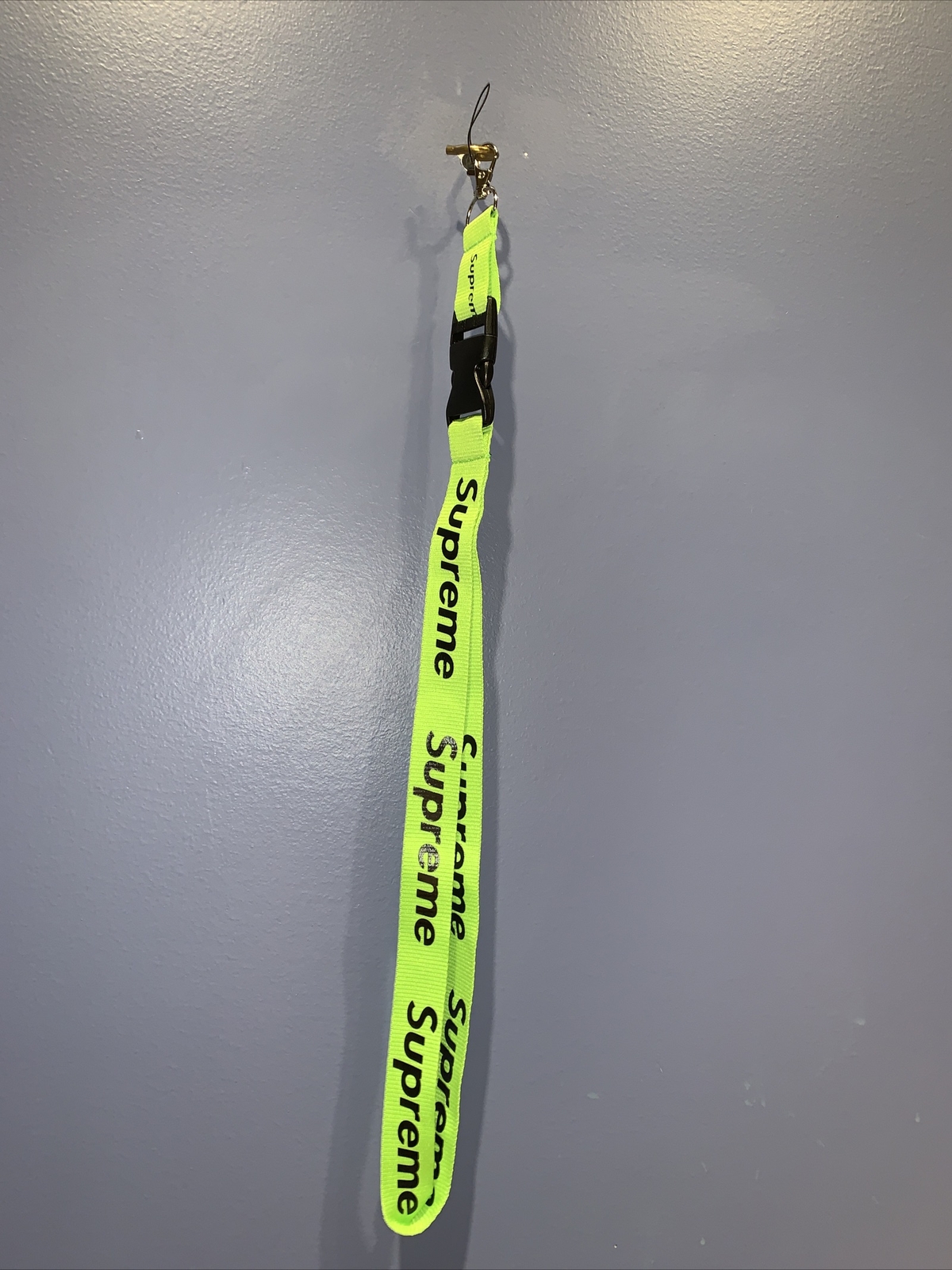 Lanyard Keyring Key Chain Cellphone for SUPREME Lime Universal Car Neck Strap